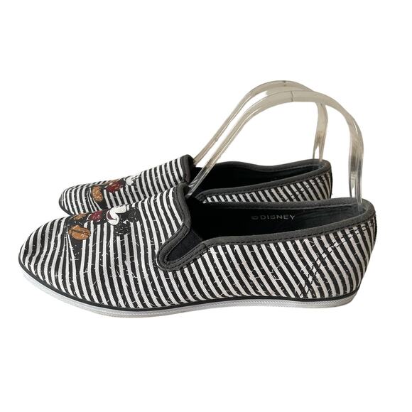 Keds Disney Collaboration Striped Mickey Mouse Slip On Women's Sneakers size 7 - Picture 2 of 6